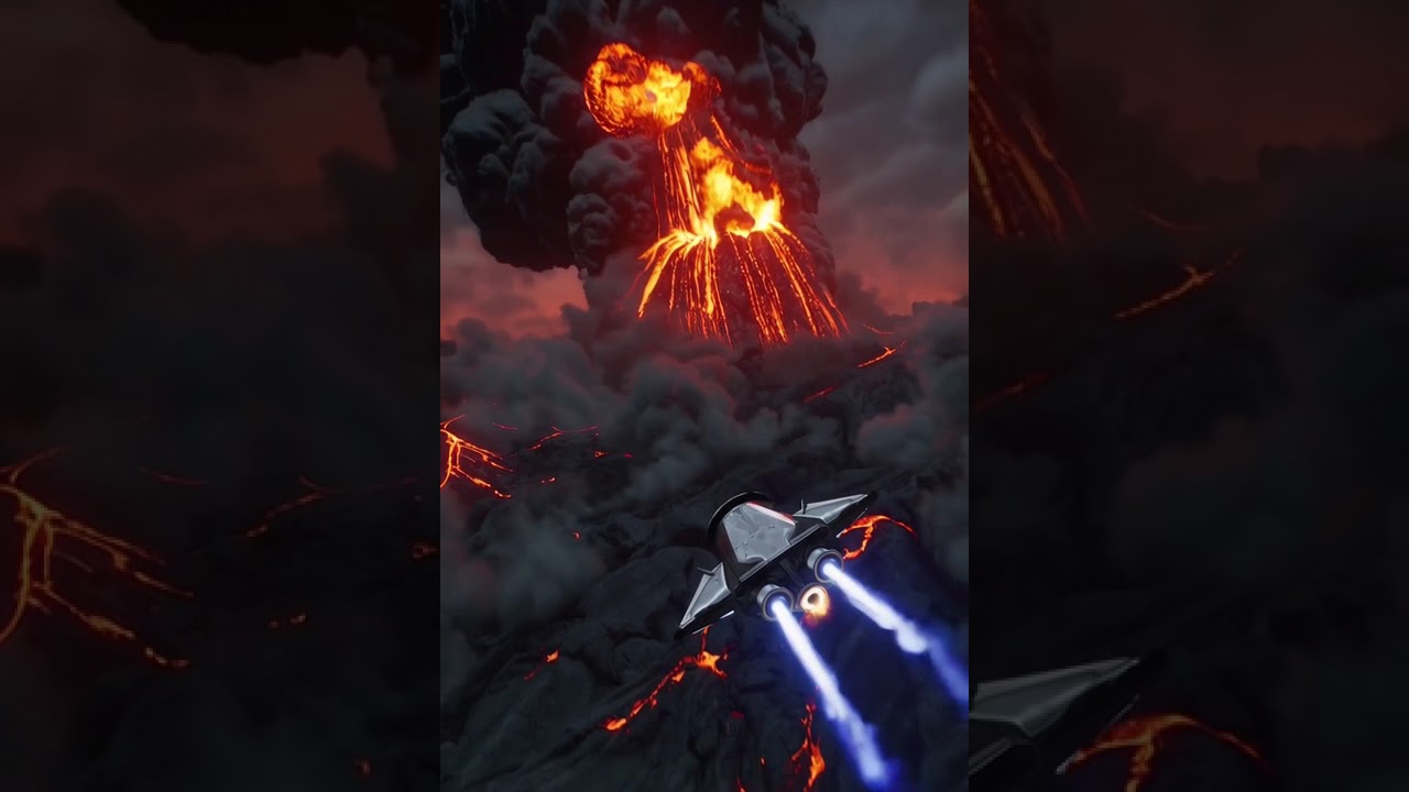 Spacecraft Escapes Fiery Chaos