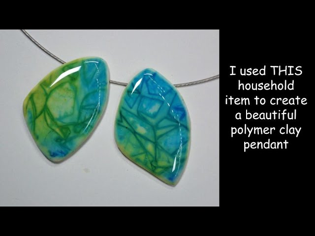 CraftyGoat's Notes: Project: Leaf Pendant with Liquid Clay and Alcohol Inks