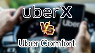 🤔 Uber Comfort vs UberX, what's the difference