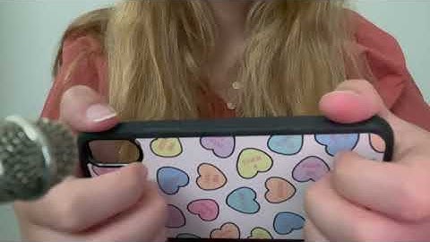 my first ASMR video (please be nice)