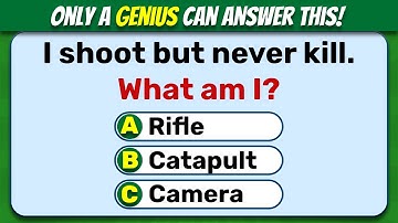 🔴CAN YOU ANSWER THESE 20 TRICKY RIDDLES? | ONLY A GENIUS CAN PASS THIS! Riddles Quiz
