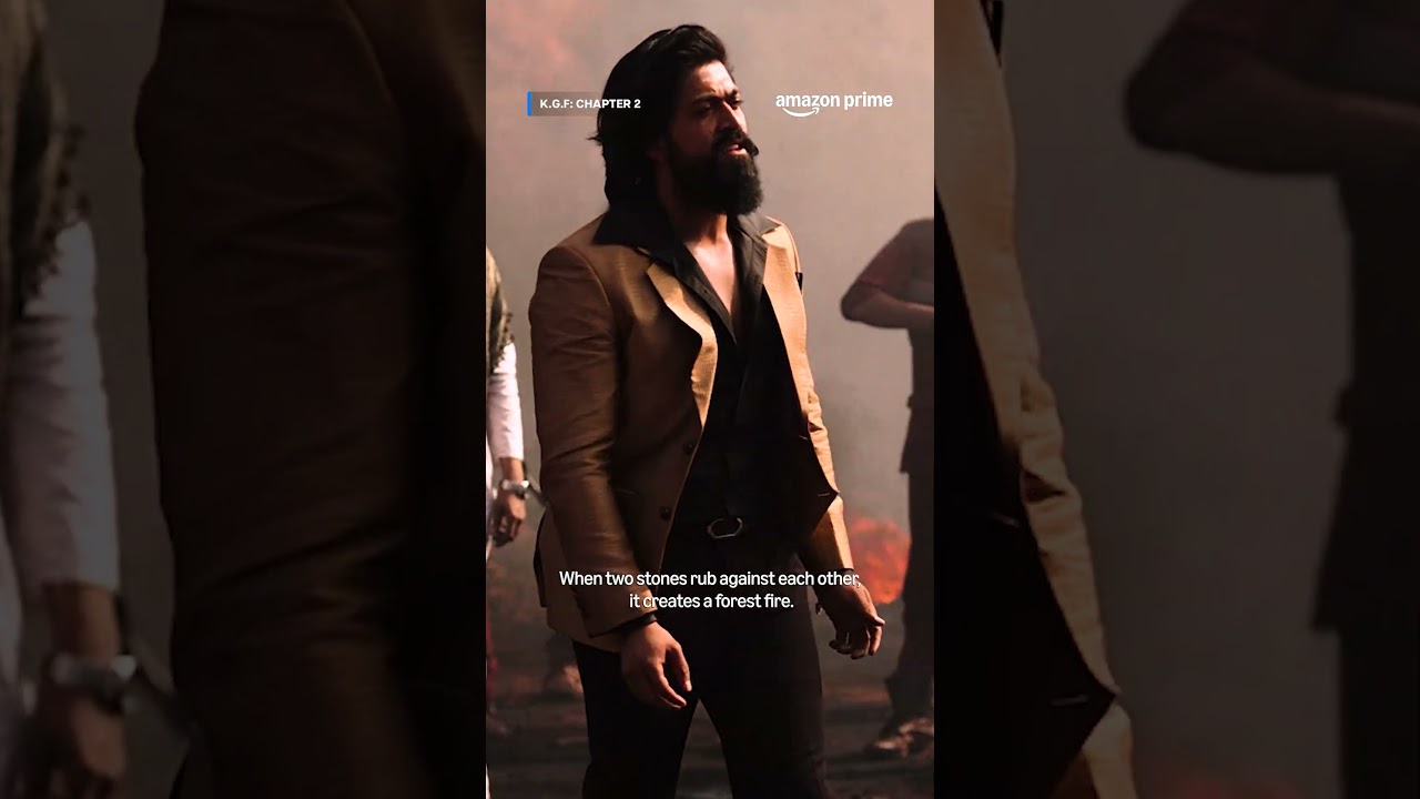 Rocky Bhai Hates Violence 💀 ft. Yash, Sanjay Dutt | K.G.F. Chapter 2 #movie #primevideoindia #action