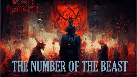 IRON MAIDEN - The Number of the Beast music video - but the lyrics are AI generated images