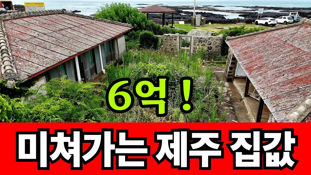 제주도 바닷가 썩은 폐가도 6억 ☆절대  안팔린다 