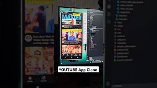 Flutter code using create You tube clone🎬✨App UI #Flutter #coding #shorts#youtubeshorts#flutterpoint