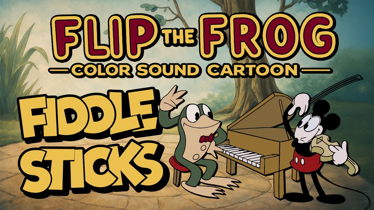 Fiddlesticks (1930) | Flip the Frog | Ub Iwerks Cartoon - YouTube
