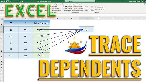 Excel How to Use Trace Dependents