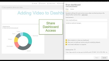 Share Access to Dashboard Power BI Service