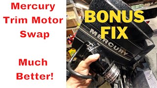 135HP Mercury Black Max Trim Motor Replacement - '87 Stratos 179v.  AND Bleed Down Problem FIXED!