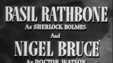 1944 08 Of 14 B 073   Sherlock Holmes   The Scarlet Claw, Basil Rathbone, Nigel Bruce
