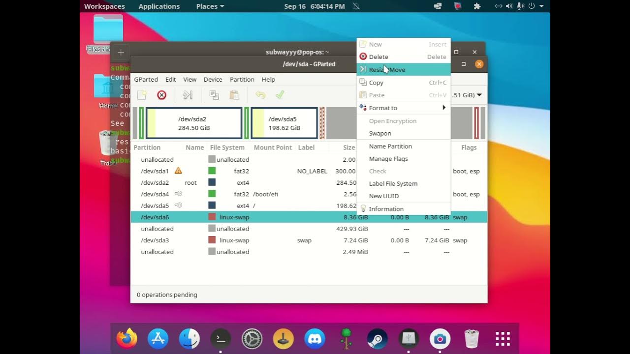 How to resize ext4 or file system or resize a partition without