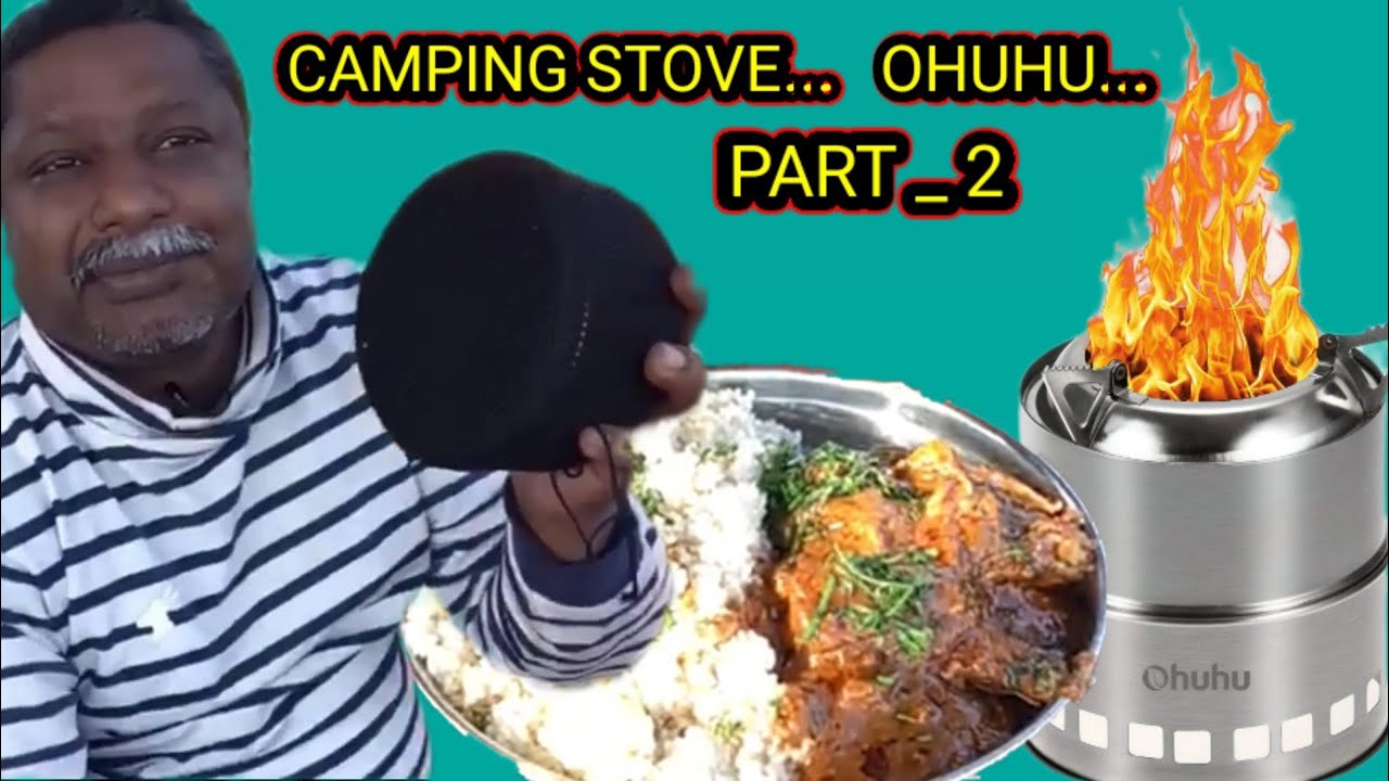 OHUHU WOOD GASIFIRE STOVE COOKING | CAMPING STOVE
