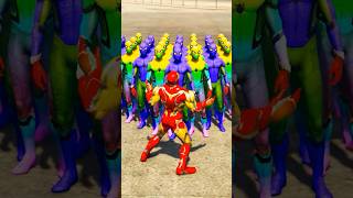 SPIDERMAN 🆚 1000 HULK &amp; IRONMAN🔴 MARVEL TOYS #shorts #spiderman #hulk #ironman #homemaranha