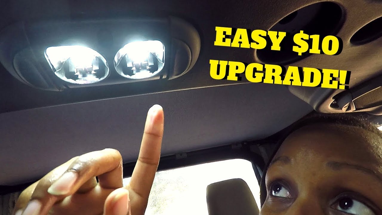 How To Change Jeep Wrangler Interior Lights To LED Lights! - YouTube