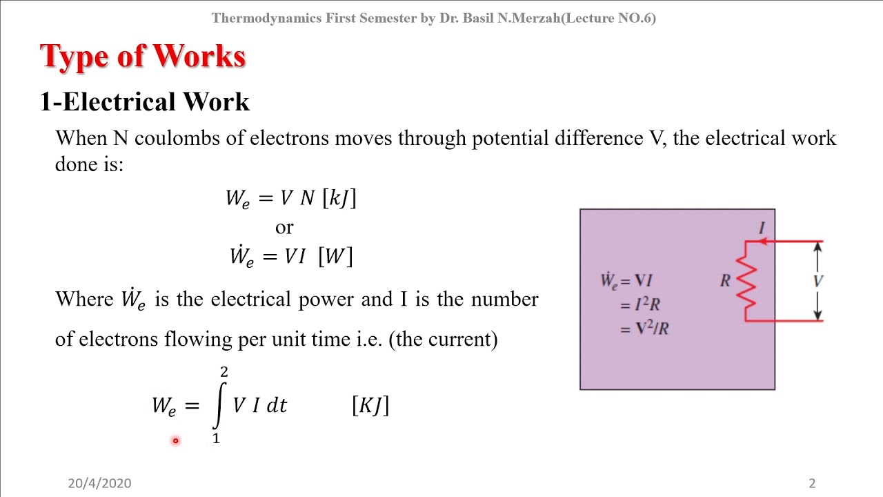 Thermodynamics - first stage - Lecture 2 part 3
