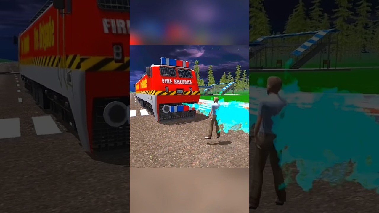 HAUNTED POLICE TRAIN Vs Franklin Friends 😱 