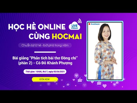 Video [Học hè online cùng HOCMAI] - Bài giảng 