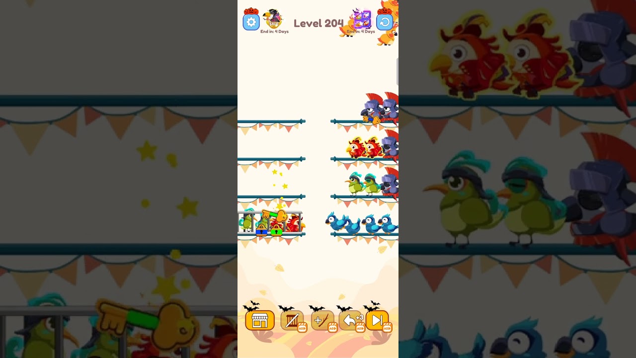 Bird Sort Color Gameplay Walkthrough All Levels 