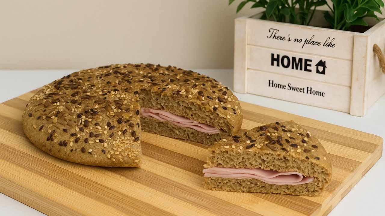 Pane proteico SENZA GLUTINE con 3 cucchiai di ceci! 🫛 Da rifare ogni settimana