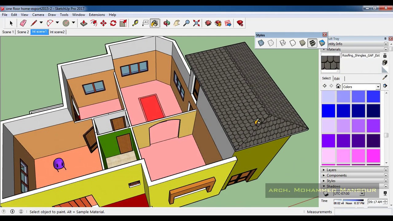 التصدير من الاسكتش أب إلى الماكس