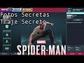 Como Conseguir Traje Secreto / Localización 50 fotos Secretas Marvel’s Spider-Man