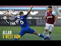 ON THE BALL: ALLAN PLAYER CAM VS WEST HAM