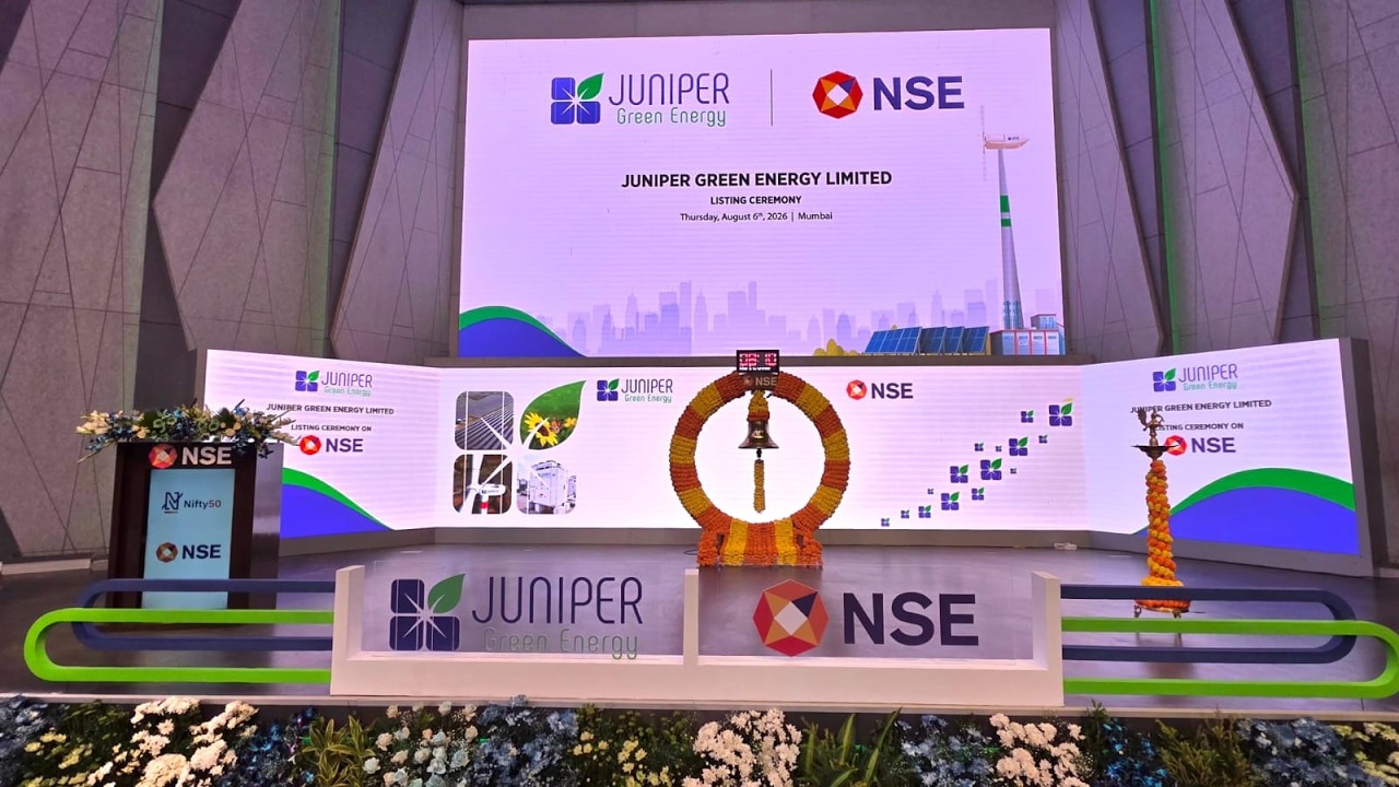 Listing ceremony of Juniper Green Energy Limited