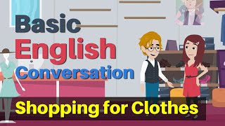 Basic English Conversation: Shopping for Clothes | English Speaking Basics