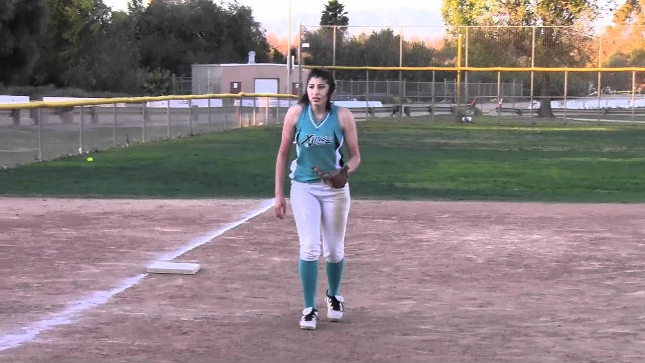 Brittany Martinez 3rd Base Softball Skills Video YouTube