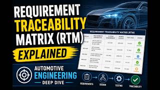 Requirement Traceability Matrix (RTM) Explained | Automotive Engineering Deep Dive