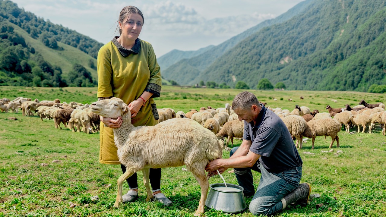 Traditional Goat Cheese Made in the Village: Simple and Delicious
