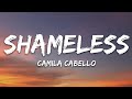 Camila Cabello - Shameless (Lyrics) Sped up