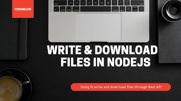 Write and Download Files in Nodejs || #codemelon #youtube #nodejs #tutorial