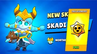 New Skin Skadi Jessie 🤩 | brawl Stars