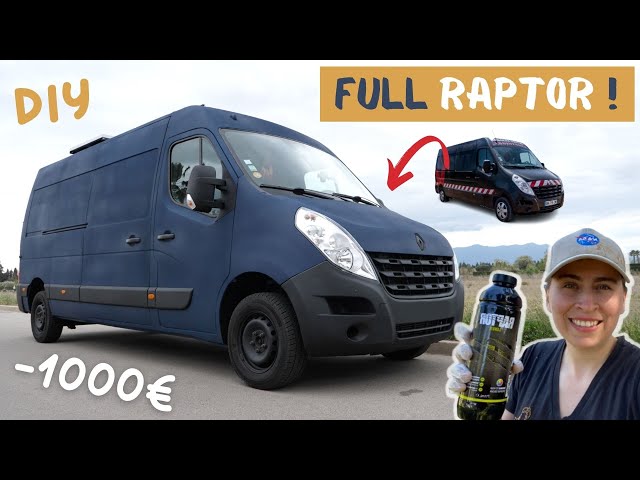 PEINTURE RAPTOR du van : pas cher et dans un camping !!! ⛺️ (feat  @mcompanyroadtrip) 