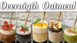 オーバーナイトオートミール5種‼︎Overnigth Oats | 5 Delicious Ways