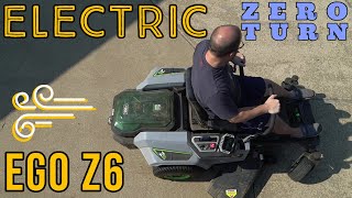 EGO Z6 ELECTRIC Zero Turn Mower - The FIRST of its Kind! //Unpaid Review!