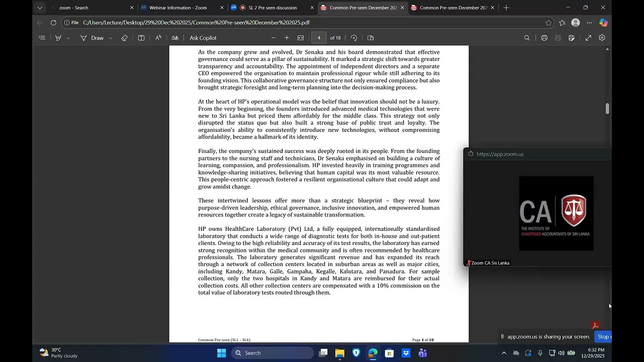 SL 2 Pre seen discussion : 2025 December
