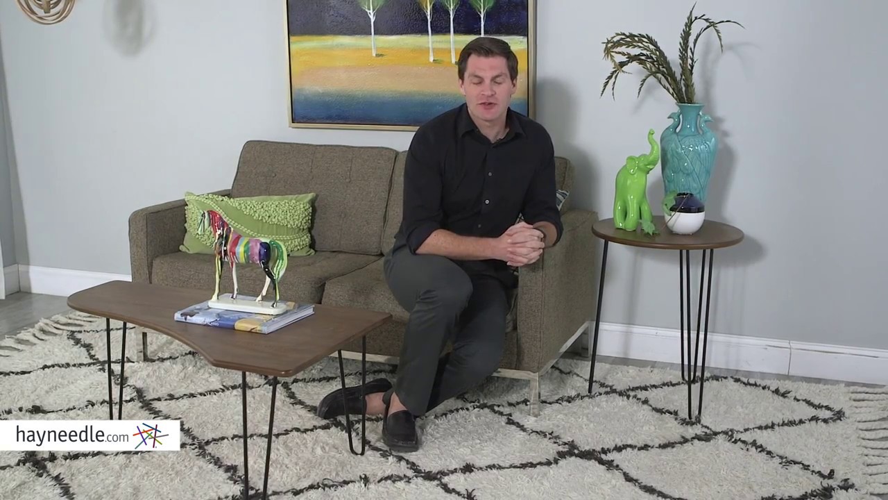 Belham Living Jacobson End Table with Hairpin Legs - Product Review Video