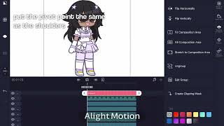 [ 🌫️ ] how to tween on alight motion! [] gacha screenshot 5
