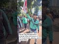 Ribuan Ojol Mengantarkan Jenazah Affan Kurniawan di TPU Karet Bivak, Jakarta, Jum'at (29/8/2025)