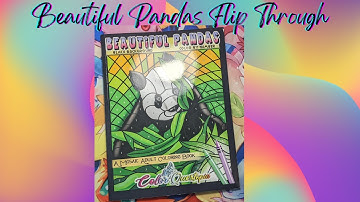 Beautiful Pandas by Color Questopia Flip Through