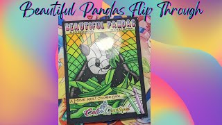 Beautiful Pandas by Color Questopia Flip Through