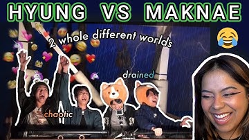 the difference between the hyung line & maknae line is hilarious for no reason | FIRST TIME REACTION