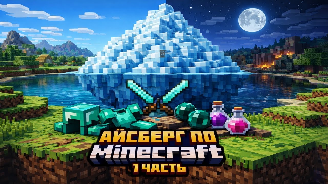 ВЕЛИЧАЙШИЙ АЙСБЕРГ ПО MINECRAFT Ч1 | ВСЁ, ЧТО ТЫ ЗНАЛ — ЭТО ТОЛЬКО НАЧАЛО