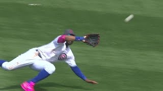 WSH@CHC: Heyward takes a hit away from Zimmerman