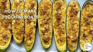 How to Make Zucchini Boats - nocrumbsleft