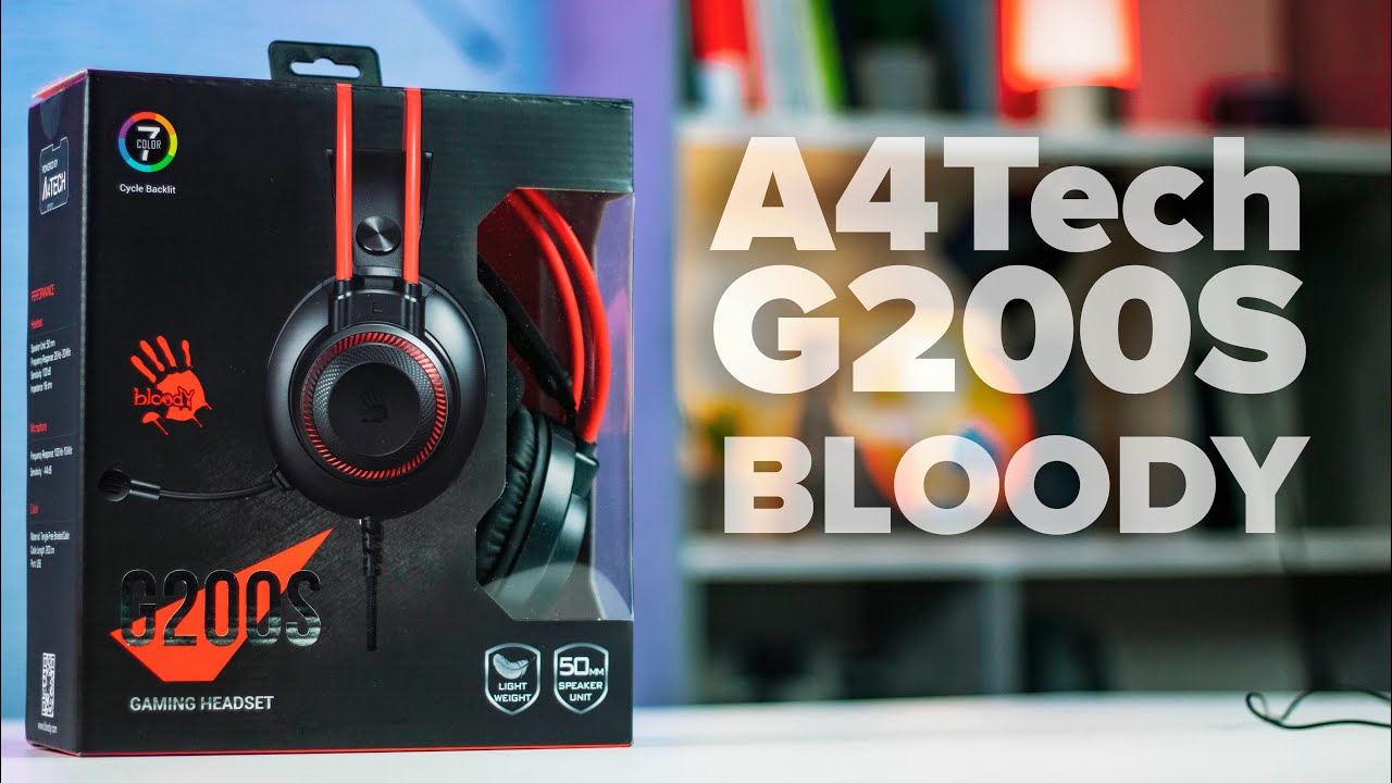 A4Tech G200S Bloody. Навушники, які не розчарують. Огляд - YouTube