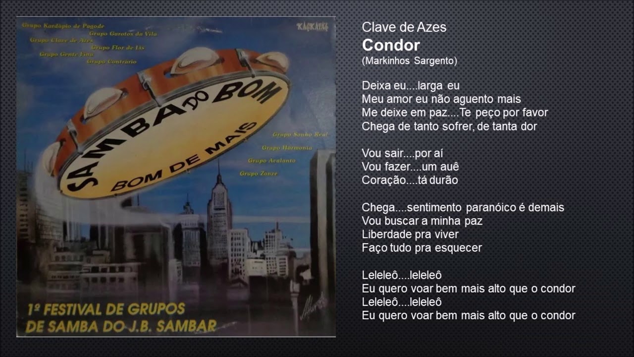 Watch Clave de Azes - Condor (1993) on YouTube Watch Clave de Azes - Condor (1993) on YouTube