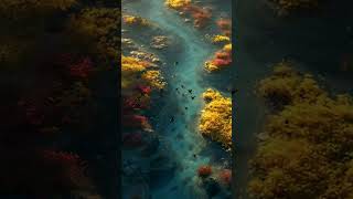 Birds Flying | River Valley | Blooming Flowers | Nature #nature